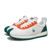 Men’s Street Sneakers - D5-6003-WHITE green / 39